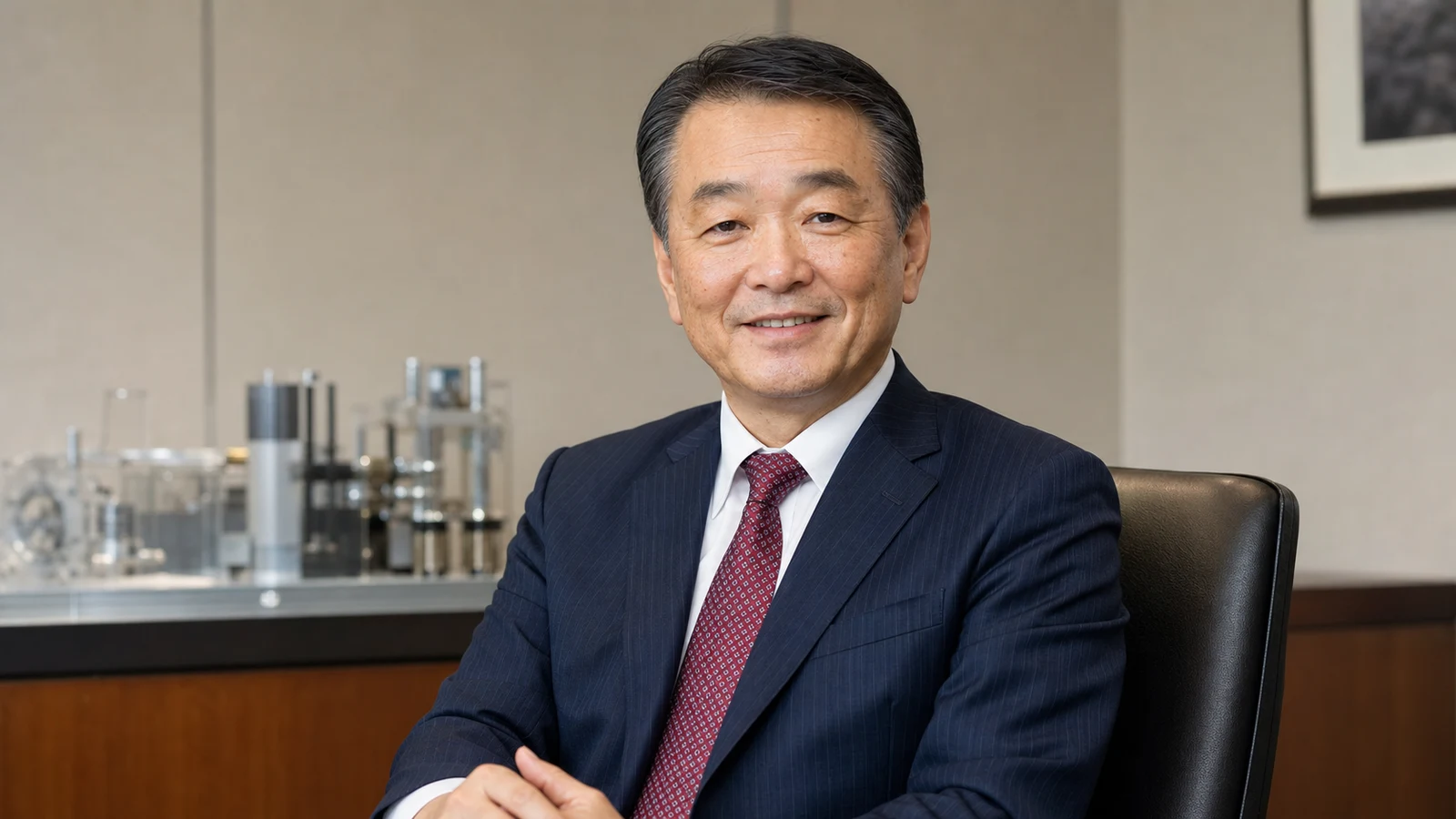 プラスチック容器メーカー｜社長プロフィール・執務風景の企業撮影
