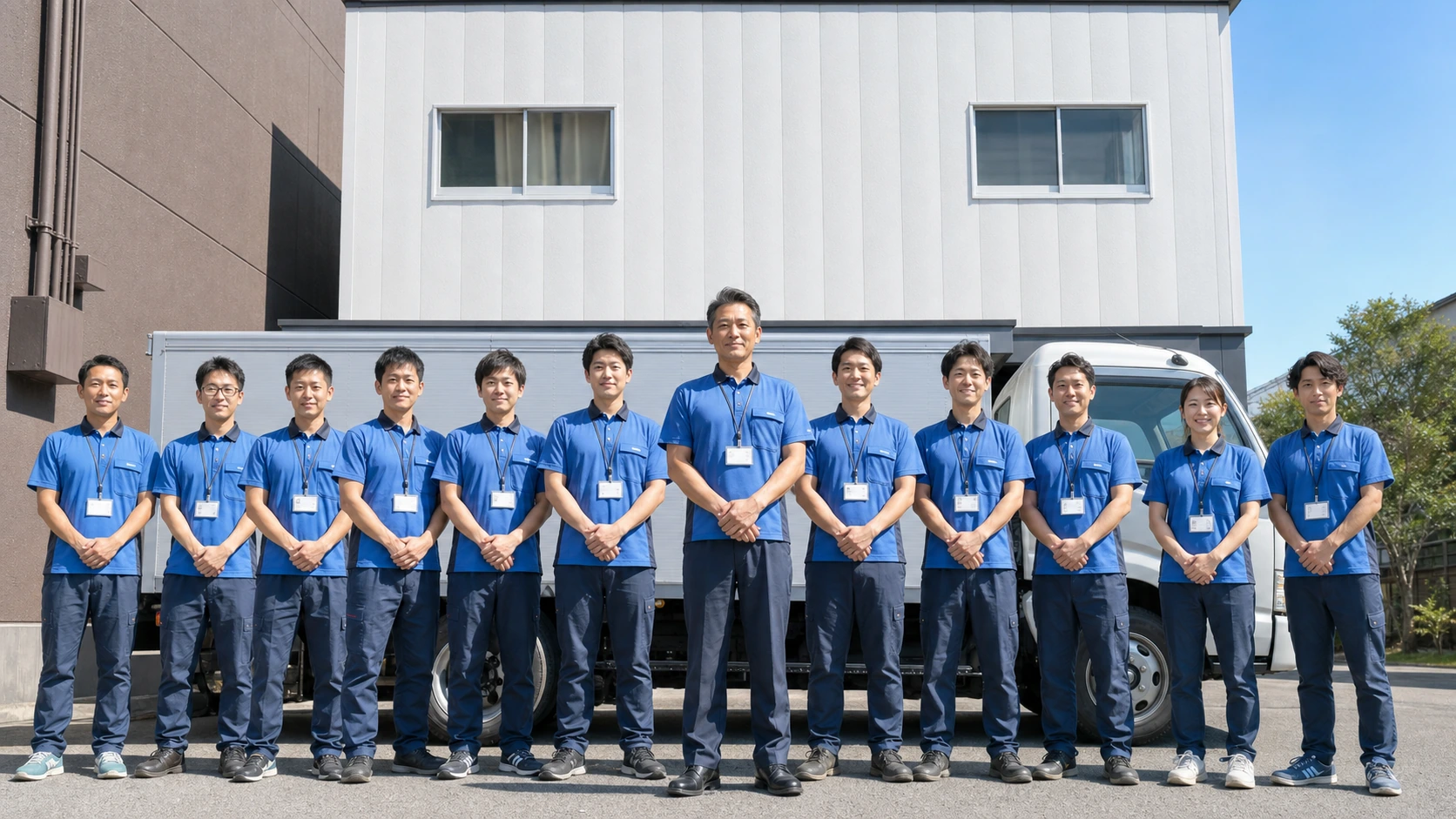 オフィス向けサービス業｜ホームページ用集合写真撮影